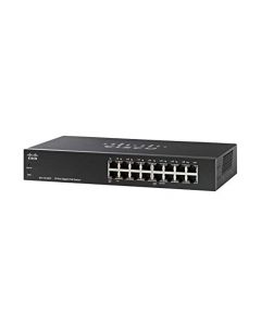 Cisco SG110-16HP Desktop Switch with 16 Gigabit Ethernet (GbE) Ports plus 64W PoE Limited Lifetime Protection (SG110-16HP-NA) SG110-16HP-NA