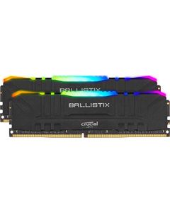 Crucial Ballistix RGB 3200 MHz DDR4 DRAM Desktop Gaming Memory Kit 16GB (8GBx2) CL16 BL2K8G32C16U4BL (Black) BL2K8G32C16U4BL