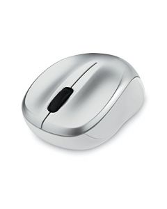 Verbatim Wireless Silent Mouse 2.4GHz with Nano Receiver - Ergonomic Blue LED Noiseless and Silent Click for Mac and Windows - Silver 99777