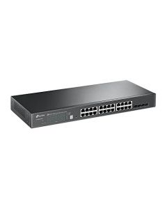 TP-Link Jetstream 24 Port Gigabit Switch | Smart Managed Switch with 4 10GE SFP+ Slots | Stackable | Support QoS and IGMP | IPv6 and Static Routing (T1700G-28TQ) T1700G-28TQ