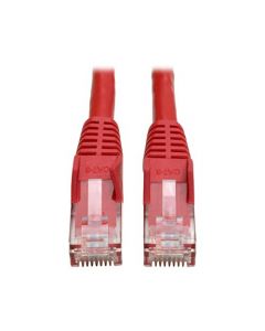 Tripp Lite Cat6 Gigabit Snagless Molded Patch Cable (RJ45 M/M) - Red 3-ft.(N201-003-RD) N201-003-RD