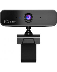 HD 1080P Webcam with Microphone Manual Focus Webcam HD Computer Camera Web Camera PC Webcam for Video Calling Recording Conferencing 2 Megapixel Howell-Wecam