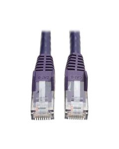 Tripp Lite Cat6 Gigabit Snagless Molded Patch Cable (RJ45 M/M) - Purple 10-ft.(N201-010-PU) N201-010-PU