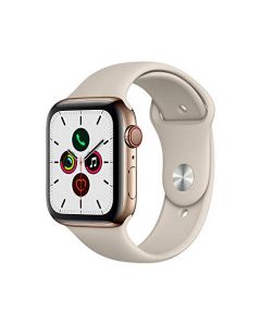 Apple Watch Series 5 (GPS + Cellular 44mm) - Gold Stainless Steel Case with Stone Sport Band MWW52LL/A