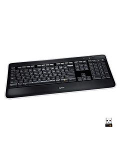 Logitech K800 Wireless Illuminated Keyboard — Backlit Keyboard Fast-Charging Dropout-Free 2.4GHz Connection 920-002359