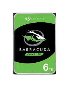 Seagate BarraCuda 6TB Internal Hard Drive HDD – 3.5 Inch SATA 6 Gb/s 5400 RPM 256MB Cache for Computer Desktop PC – Frustration Free Packaging (ST6000DM003) ST6000DM003