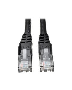 Tripp Lite Cat6 Gigabit Snagless Molded Patch Cable (RJ45 M/M) - Black 25-ft.(N201-025-BK) N201-025-BK