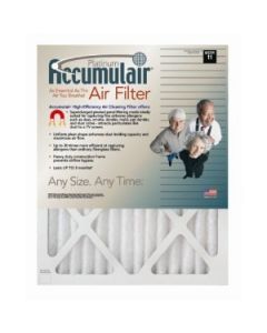 20x22x1 (Actual Size) Accumulair Platinum 1-Inch Filter (MERV 11) (4 Pack) FA20X22A_4