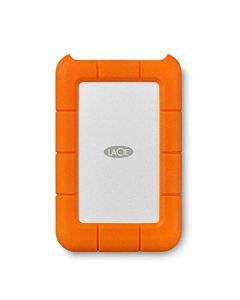 LaCie Rugged USB-C 4TB External Hard Drive Portable HDD – USB 3.0 Drop Shock Dust Rain Resistant Shuttle Drive for Mac and PC Computer Desktop Workstation Laptop 1 Month Adobe CC (STFR4000800) STFR4000800