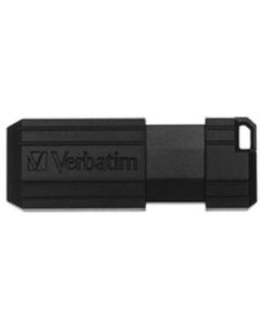 Verbatim 16GB Pinstripe USB Flash Drive Black 16GB Black 1pk SLIDING PINSTRIPE BLACK 49063