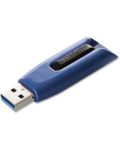 Verbatim 32GB Store n Go V3 Max USB 3.0 Flash Drive Blue 32GB Blue 1pk MULTI-CHANNEL 20X FASTER THAN 2.0