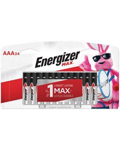 Energizer AAA Batteries (24 Count) Triple A Max Alkaline Battery E92-24