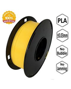 NOVAMAKER 3D Printer Filament - Yellow 1.75mm PLA Filament PLA 1kg(2.2lbs) Dimensional Accuracy +/- 0.03mm NV-PLA175-YE