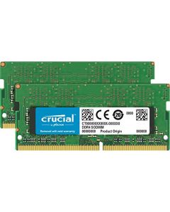 Crucial 32GB Kit (16GBx2) DDR4 2400 MT/s (PC4-19200) DR x8 SODIMM 260-Pin for Mac - CT2K16G4S24AM CT2K16G4S24AM
