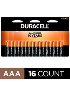 Duracell - CopperTop AAA Alkaline Batteries - long lasting all-purpose Triple A battery for household and business - 16 Count AAA-CTx16