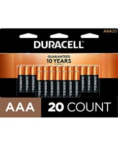 Duracell - CopperTop AAA Alkaline Batteries - long lasting all-purpose Triple A battery for household and business - 20 Count MN2400B20