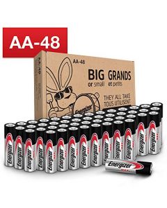 Energizer AA Batteries (48 Count) Double A Max Alkaline Battery E91DP-24