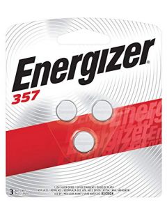 Energizer LR44 Battery Silver Oxide 303 357 AG13 or SR44 1.5 Volt Batteries (3 Battery Count) 50202