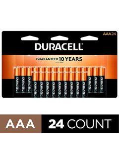 Duracell - CopperTop AAA Alkaline Batteries - long lasting all-purpose Triple A battery for household and business - 24 Count MN2400B24