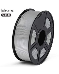 SUNLU PLA 3D Printer Filament PLA Filament 1.75mm Dimensional Accuracy +/- 0.02 mm 1 KG Spool PLA Grey 1.75-PLA-Grey