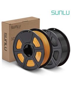 SUNLU PLA Plus Filament 1.75mm 3D Printer 3D Pens 2KG PLA+ Filament +/- 0.02 mm Black+Gold PLA-Plus-Black-Gold