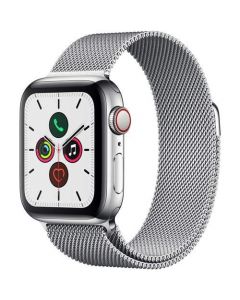 Apple Watch Series 5 (GPS + Cellular 40mm) - ​ Stainless Steel Case with ​Milanese Loop MWWT2LL/A