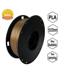 NOVAMAKER 3D Printer Filament - Gold 1.75mm PLA Filament PLA 1kg(2.2lbs) Dimensional Accuracy +/- 0.03mm NV-PLA175-GD