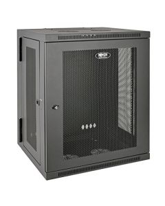 Tripp Lite 15U Wall Mount Rack Enclosure Server Cabinet Hinged 20.5" Deep Switch-Depth (SRW15US) SRW15US