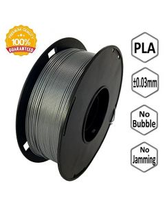 NOVAMAKER 3D Printer Filament - Silver 1.75mm PLA Filament PLA 1kg(2.2lbs) Dimensional Accuracy +/- 0.03mm NV-PLA175-SI