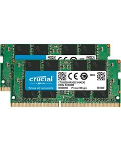 Crucial 32GB Kit (16GBx2) DDR4 2666 MT/s (PC4-21300) DR x8 SODIMM 260-Pin Memory - CT2K16G4SFD8266 CT2K16G4SFD8266