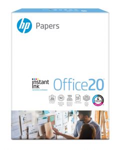 HP Printer Paper, Office20 Paper, 8.5 x 11 Paper, Letter Size, 92 Bright - 1 Ream / 500 Sheets (112150R)