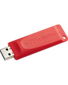 Verbatim 64GB Store n Go USB Flash Drive Red 64GB USB Red 1 Pack Password Protection Available STORE N GO RED 97005
