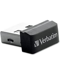 Verbatim 16GB Store n Stay Nano USB Flash Drive Black 16 GB USB Nano Black 1 Pack STORE N STAY NANO DESIGN 97464
