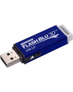 Kanguru FlashBlu30 with Physical Write Protect Switch SuperSpeed USB3.0 Flash Drive 16 GB Write Protection Switch, Shock Resistant, ReadyBoost, TAA Compliant 3.0 PHYSICAL WRITE PROTECT SWITCH