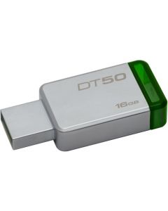 Kingston 16GB USB 3.0 DataTraveler 50 (Metal/Blue) 16 GB USB 3.0 Green 1/Pack METAL GREEN