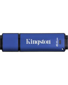 Kingston 64GB DataTraveler Vault Privacy 3.0 USB 3.0 Flash Drive 64 GB USB 3.0 Encryption Support, Password Protection 3.0 256BIT AES ENCRYP PLUS ESET AV