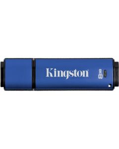 Kingston 8GB DataTraveler Vault Privacy 3.0 USB 3.0 Flash Drive 8 GB USB 3.0 256-bit AES ENCRYPTED USB 3.0 + ESET AV CO-LOGO
