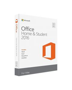 Microsoft Office 2016 Home & Student License 1 License Non-commercial Download All Languages Intel-based Mac