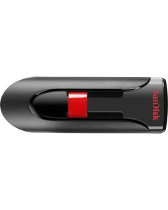 SanDisk Cruzer Glide USB Flash Drive 16 GB USB 2.0 Black, Red Retractable, Password Protection, Encryption Support, Temperature Proof GLIDE FLASH DRIVE USB