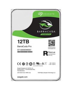 Seagate Barracuda Pro ST12000DM0007 12 TB 3.5" Internal Hard Disk Drive (HDD) SATA III 6.0Gb/s 7200 RPM 256 MB (20PK)