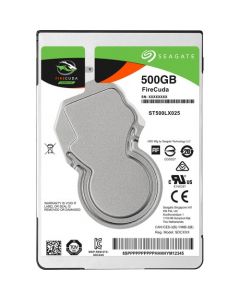 Seagate FireCuda ST500LX025 500 GB 2.5" Internal Hard Disk Drive (HDD) SATA III 6.0Gb/s 5400 RPM 128 MB (50PK)