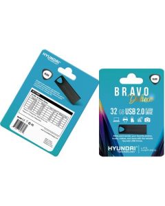 Hyundai Bravo Deluxe BLACK Keychain USB 2.0 Flash Drive 32GB Metal Read Speed: Up to 10MB/s, Write Speed: Up to 3MB/s, Generation: 2.0 , Operation Temperature: 32¬∞ 113¬∞ F (0¬∞ 45 ¬∞C), Storage Temperature: 14¬∞ 158¬∞ F(-10 ¬∞C 70 ¬∞C)