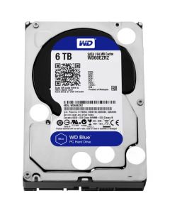 Western Digital Blue WD60EZRZ 6 TB 3.5" Internal Hard Disk Drive (HDD) SATA III 6.0Gb/s 5400 RPM 64 MB (20PK)