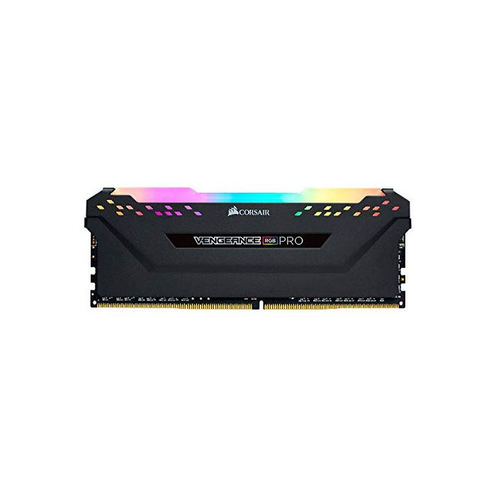 Corsair Vengeance RGB PRO 16GB Black DDR4 | Server C16 Memory Desktop 3200MHz Corp. (2x8GB) LED - CMW16GX4M2C3200C16 Fast