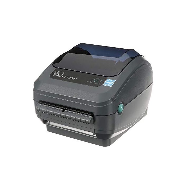 Zebra GX420d Direct Thermal Desktop Printer Print Width of in USB Serial and Ethernet Port Connectivity Includes Peeler GX42-202411-000 - 3