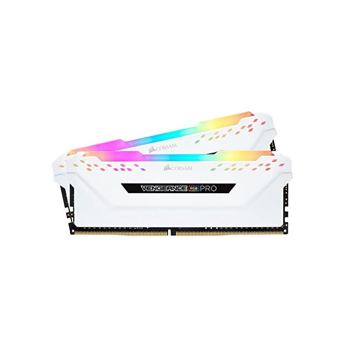 Corsair CMW32GX4M2C3200C16W VENGEANCE RGB PRO 32GB (2x16GB) DDR4 3200  (PC4-25600) C16 Desktop memory White CMW32GX4M2C3200C16W