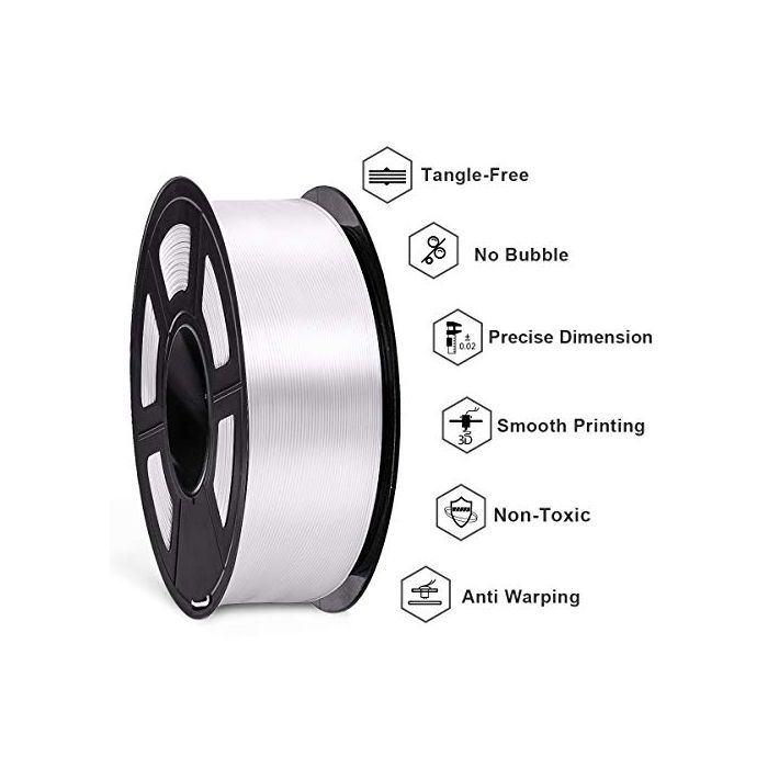 SUNLU 3D Printer Filament – PLA 1kg – White - MTA Catalogue