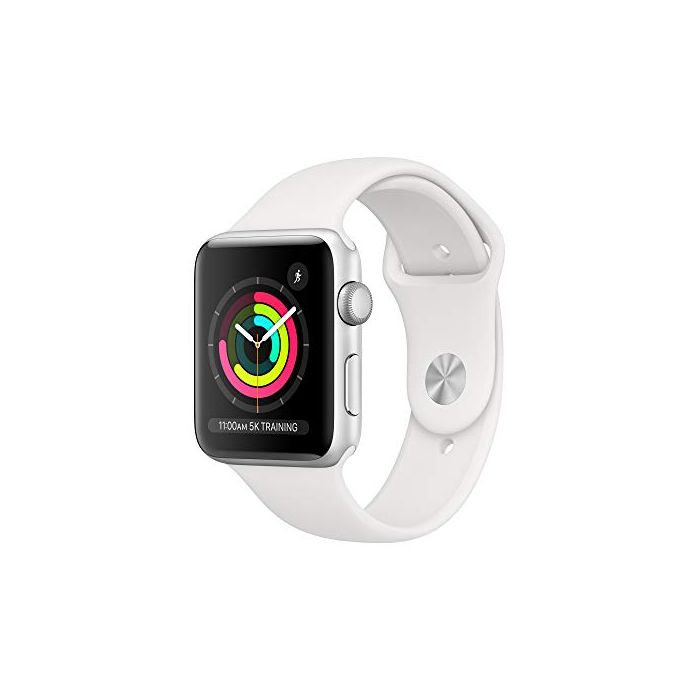 Apple Watch Series 3 (GPS 42mm) - Silver Aluminum Case with White 