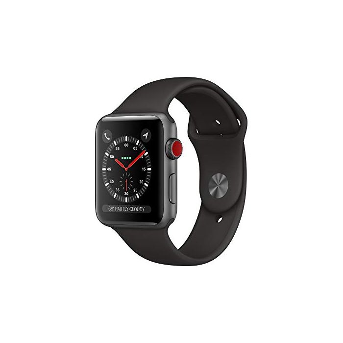 Watch Series 3 (Gps + Cellular 42mm) - Space Gray Aluminum Case with Black sport Band MTGT2LL/A Fast Corp. www.srvfast.com
