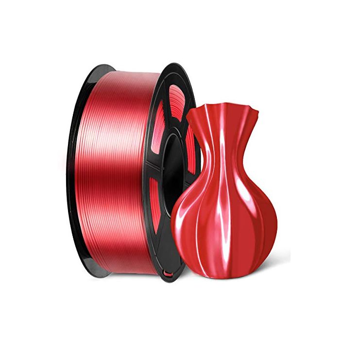PolyLite Silk Red PLA Filament